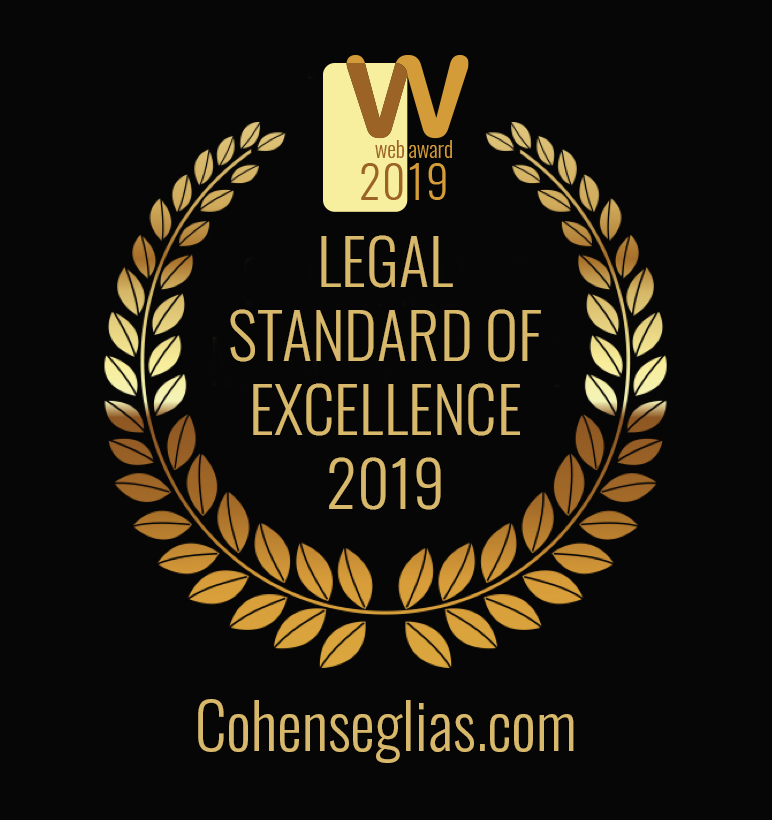 Web Marketing Association 2019 Legal Standard of Excellence Cohenseglias.com