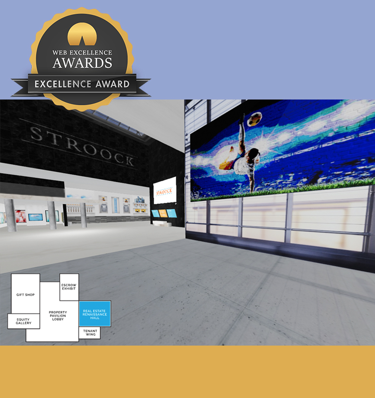 Web Excellence Award for Real Estate Fast Forward Microsite